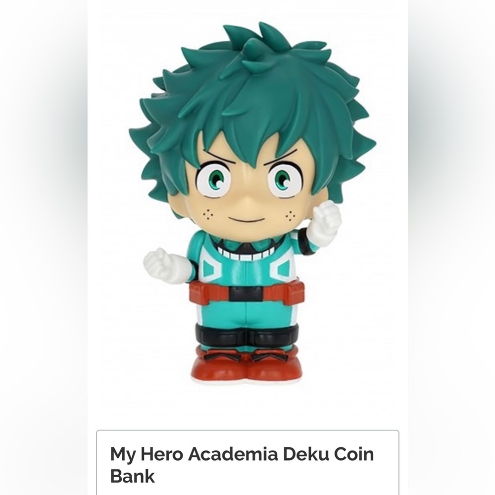 My Hero Academia ‘Deku’ Coin Bank- Brand New